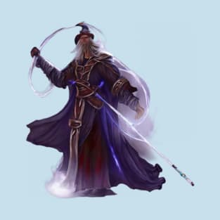 Illustration sorcerer with a staff T-Shirt