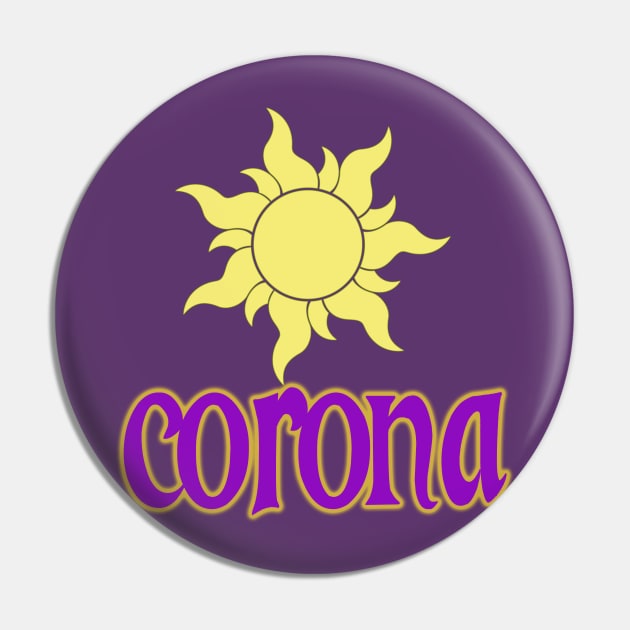 Tangled Corona Kingdom Pin by OCDVampire