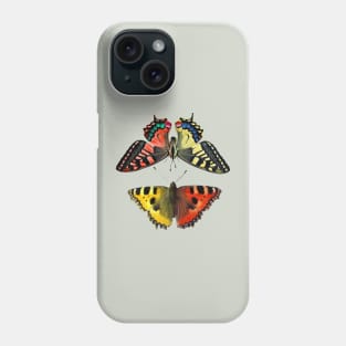 Two colored butterflies Phone Case