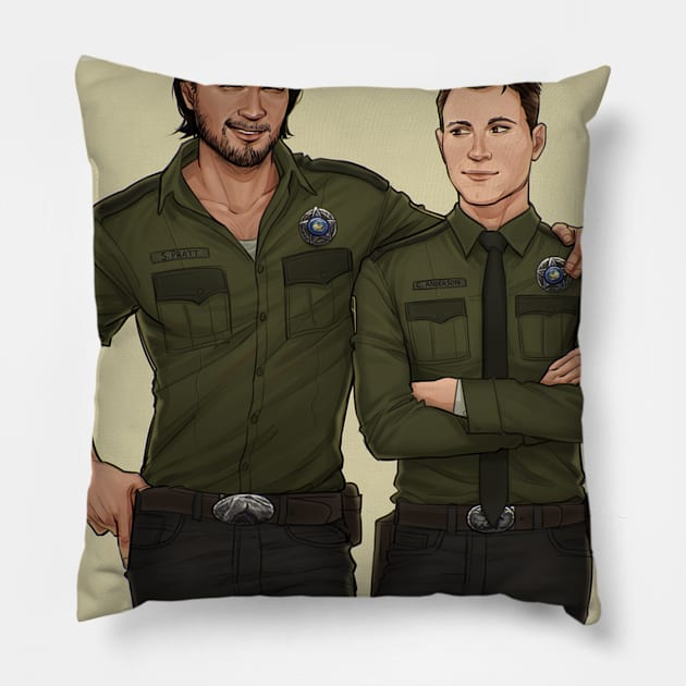 Deputies Pillow by zaffyrr