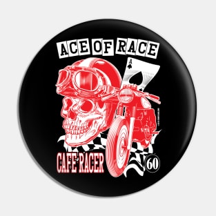 Cafe Racer - Ace of Race Pin