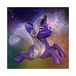 Pretty Purple Unicorn Pony T-Shirt