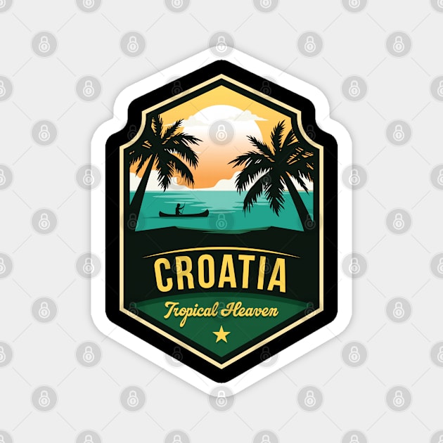 Croatia tropical heaven Magnet by NeedsFulfilled