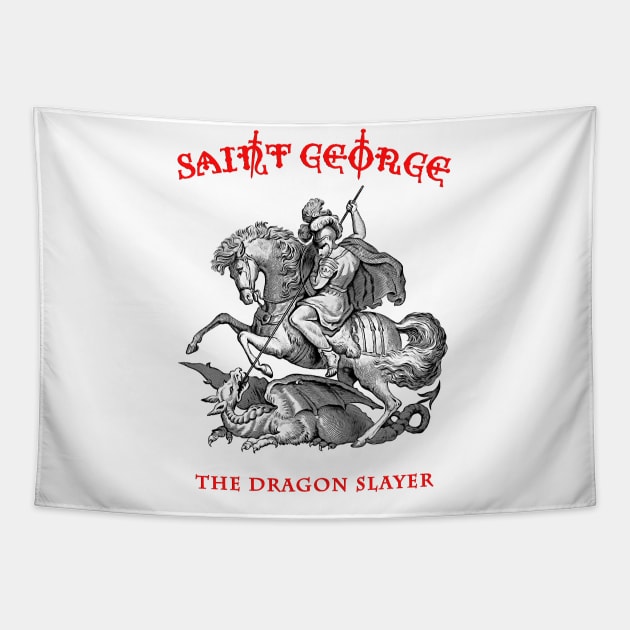 Saint George Dragon Slayer Tapestry by biggeek