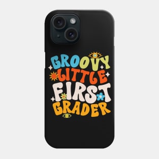 Groovy Little First Grader First Day of School Phone Case