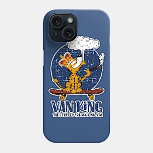 van King - King Tiger Smoking RVAH-1 - Grunge Style Phone Case