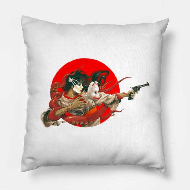 Tokyo extreme Pillow by dracoimagem