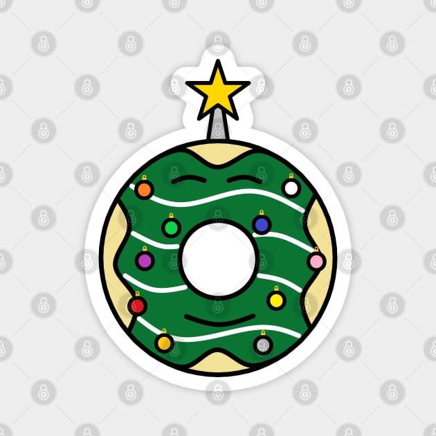 The Christmas Tree Donut Magnet by Bubba Creative