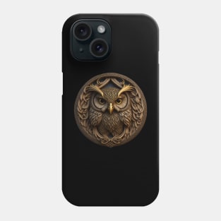 Celtic Style Animal 07 Owl Phone Case