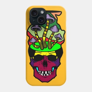 Skeleton tatoo drawing Phone Case