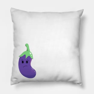 eggplant illustration Pillow