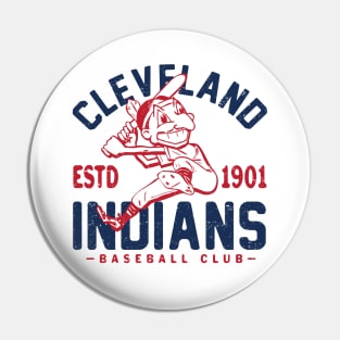 Retro Cleveland Indians by Buck Tee Pin