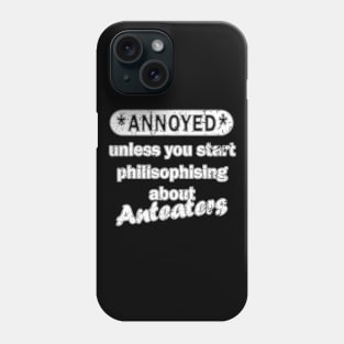 casual anteater ants retro saying Phone Case