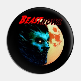 Beast Howl Pin