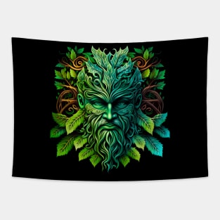 Jack Of The Wood Traditional Pagan Celtic Greenman Tapestry