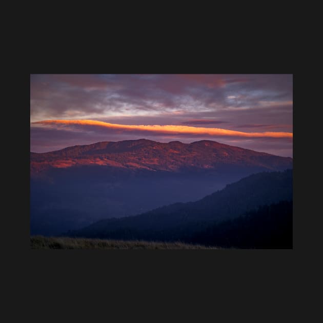 Mountains at dusk by blossomcophoto