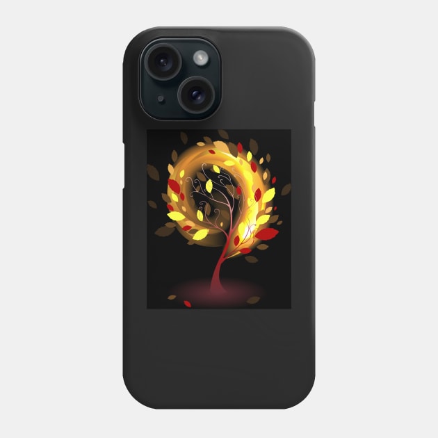 Autumn Tree Phone Case by Blackmoon9