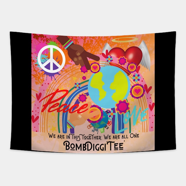 HumaniTee Tapestry by BombdiggiTee