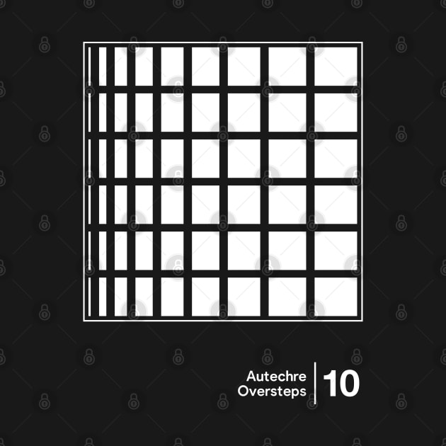 Oversteps - Autechre - Minimal Graphic Artwork Design by saudade