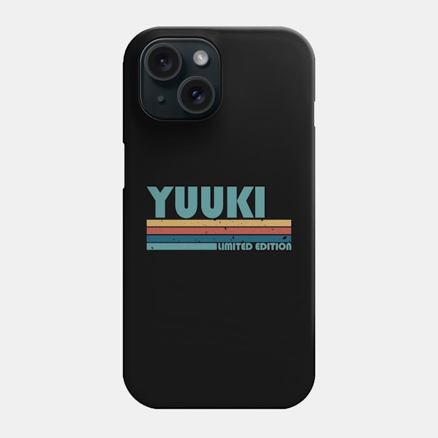 Proud Limited Edition Yuuki Name Personalized Retro Styles Phone Case by Kisos Thass