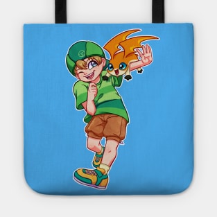 Takeru and Patamon - no bg Tote