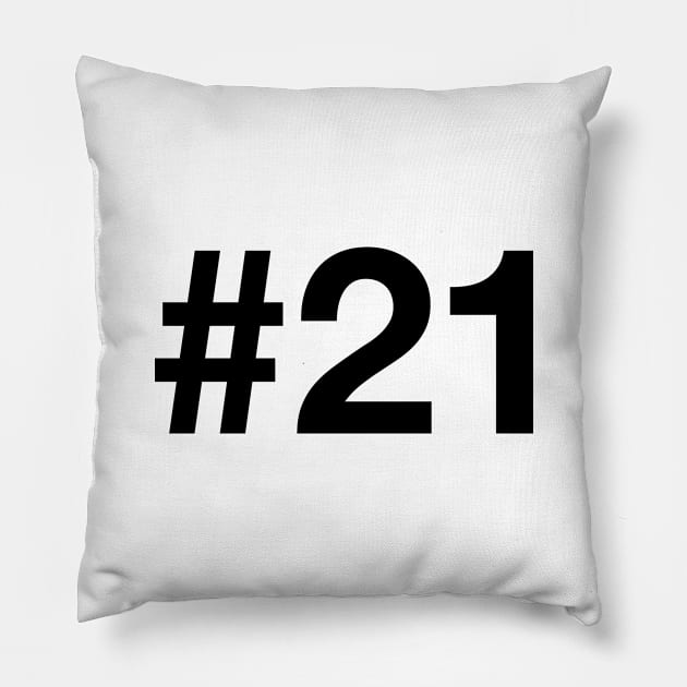 21 Pillow by eyesblau