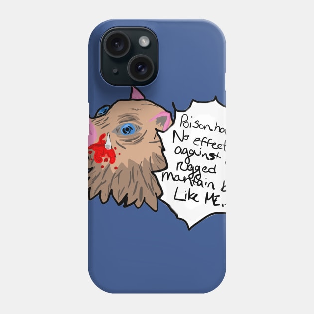 Rugged Mountain Boy Phone Case by thedelkartist