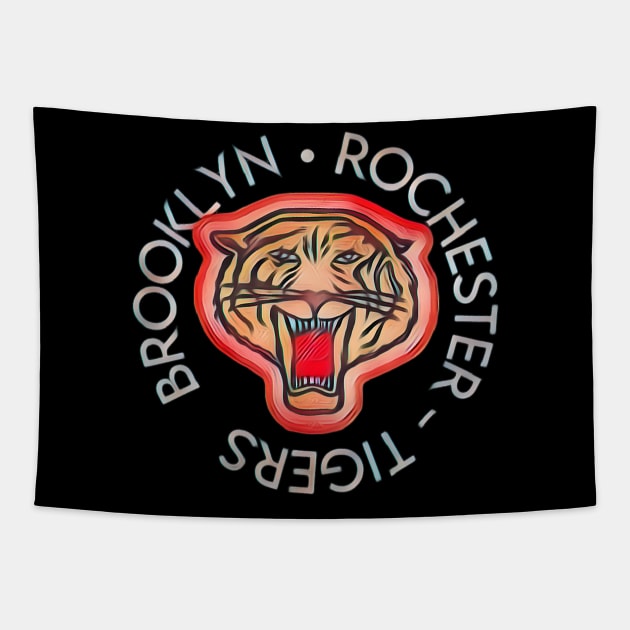 Brooklyn/Rochester Tigers Football Tapestry by Kitta’s Shop