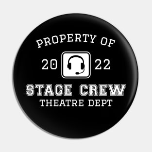 Theater Stage Crew Theatre Nerd Pin