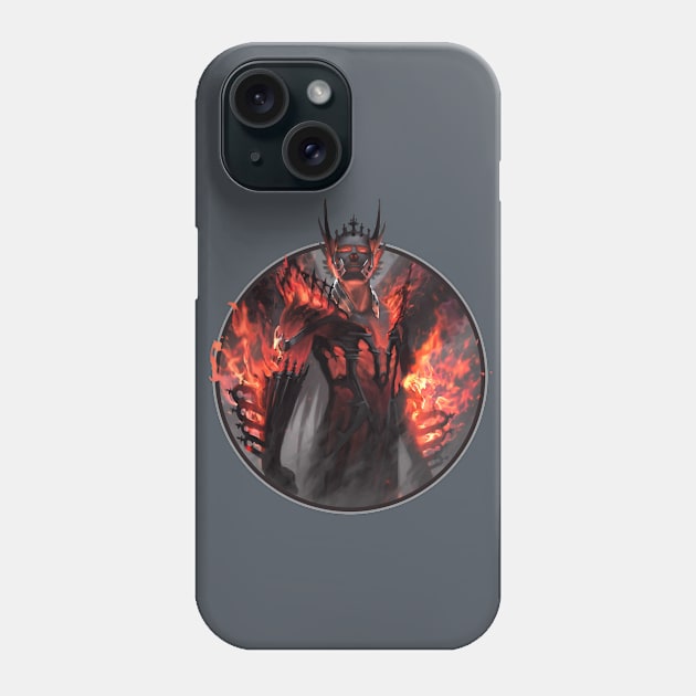 Hasmal, Angel of the Flame Phone Case by Mythica