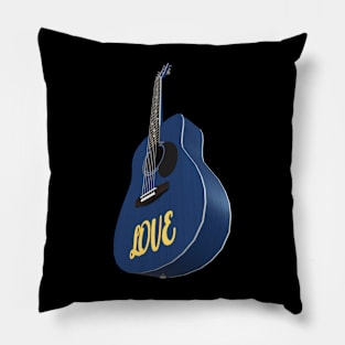 Blue Guitar – Music be the food of love Pillow