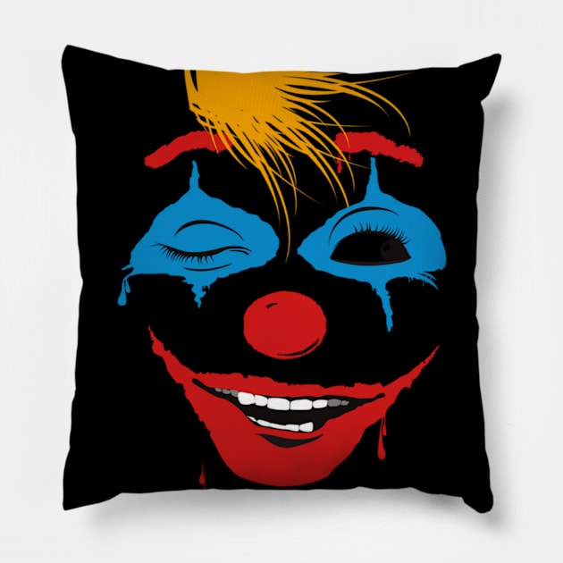 CLOWN Pillow by Mima_SY