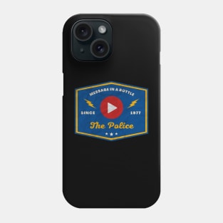 The Police // Play Button Phone Case