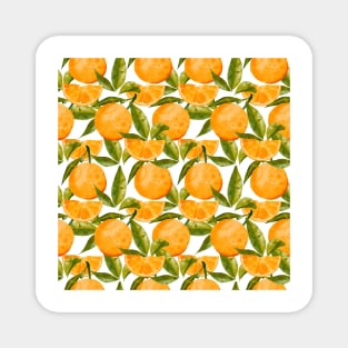 orange pattern Magnet