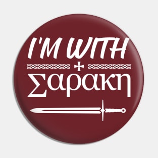 I'm with Saracen Pin