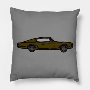 retro muscle cars Pillow