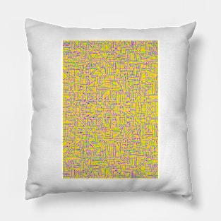 Mazetract Yellow Pillow