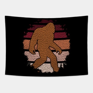 bigfoot Retro sunset Tapestry