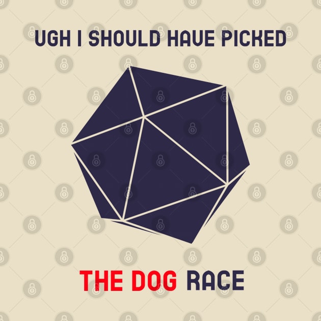 RPG Player Should Have Picked The Dog Race by NivousArts