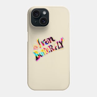 iron butterfly psychedelic graphic Phone Case