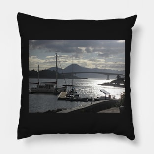 Skye Bridge, Kyle of Lochalsh, Scotland Pillow