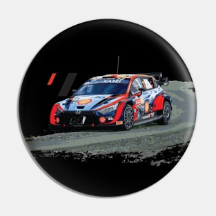 Neuville Ott Tänak Hyundai i20 N Rally1 wrc car Pin