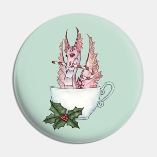 Peppermint Dragon Pin