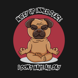 Funny Yoga Pug Dog T-Shirt