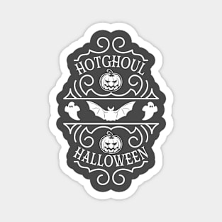 Hot Ghoul Halloween Magnet