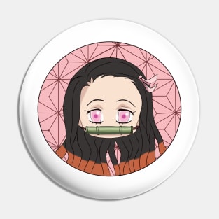 Chibi Nezuko Pin