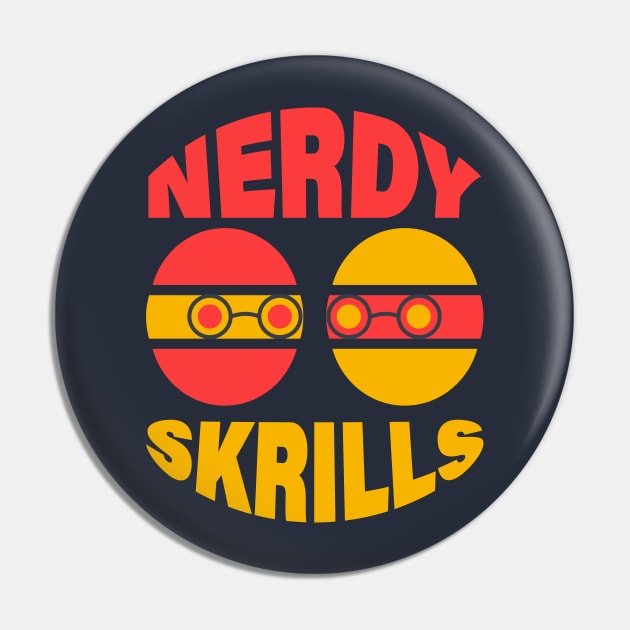 KITE Yellow & Red Nerdy Skrills Printed Pin by kitebrand