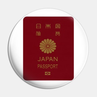 Japon Passport Pin