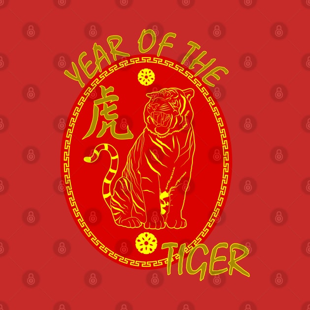 Year of the Tiger Zodiac Chinese New Year by RongWay