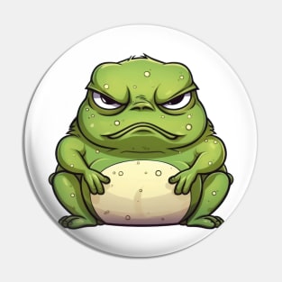 Don't make this cute little frog angry Pin